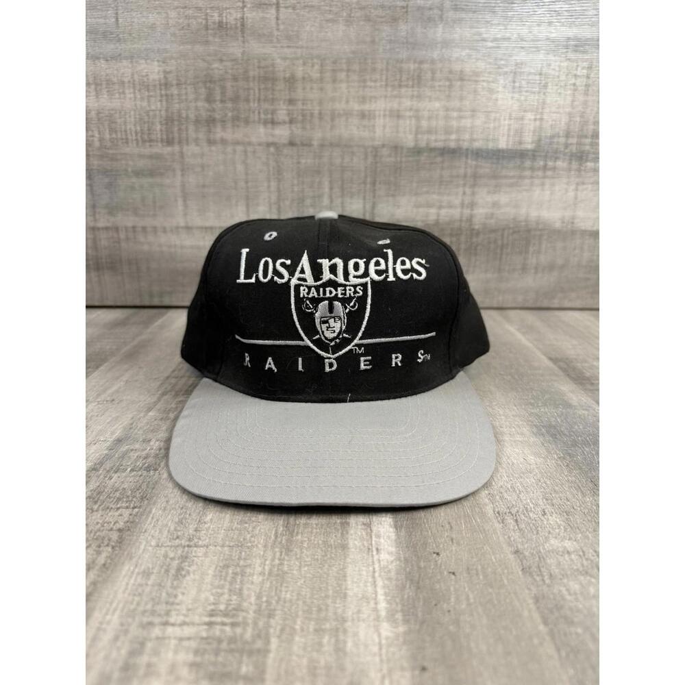 Vintage Los Angeles Raiders Dada SnapBack‎ Hat Cap East Port Black One Size NFL